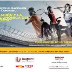 VIII Curso de especialización en Derecho Deportivo. Universidad de Navarra