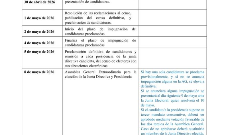 Calendario electoral IEMEDEP 2026 1