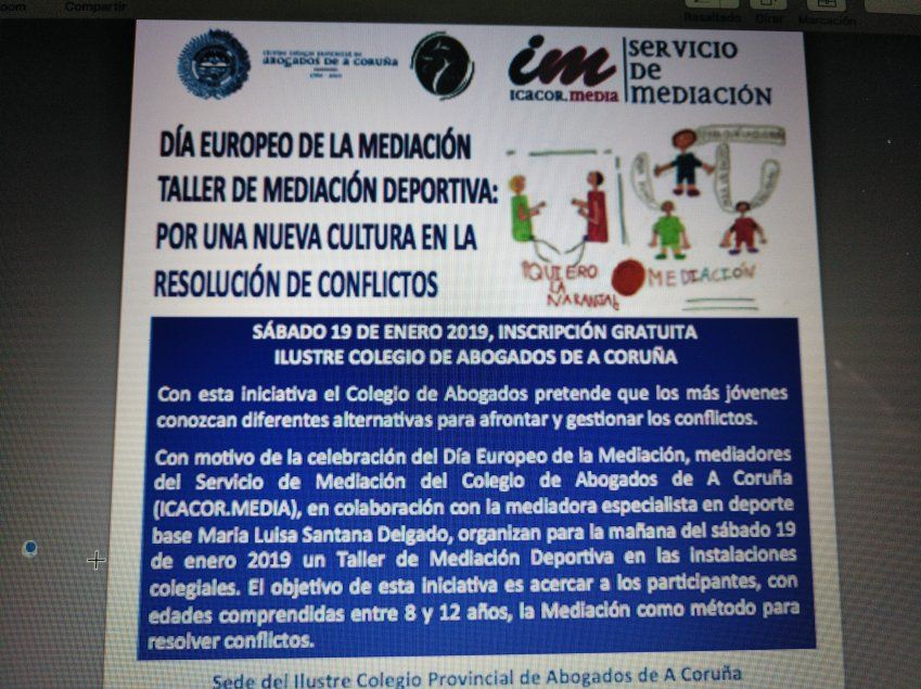 Taller de mediación deportiva Junior