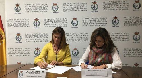 Firma del convenio con el COPLEF Firma del convenio con el COPLEF